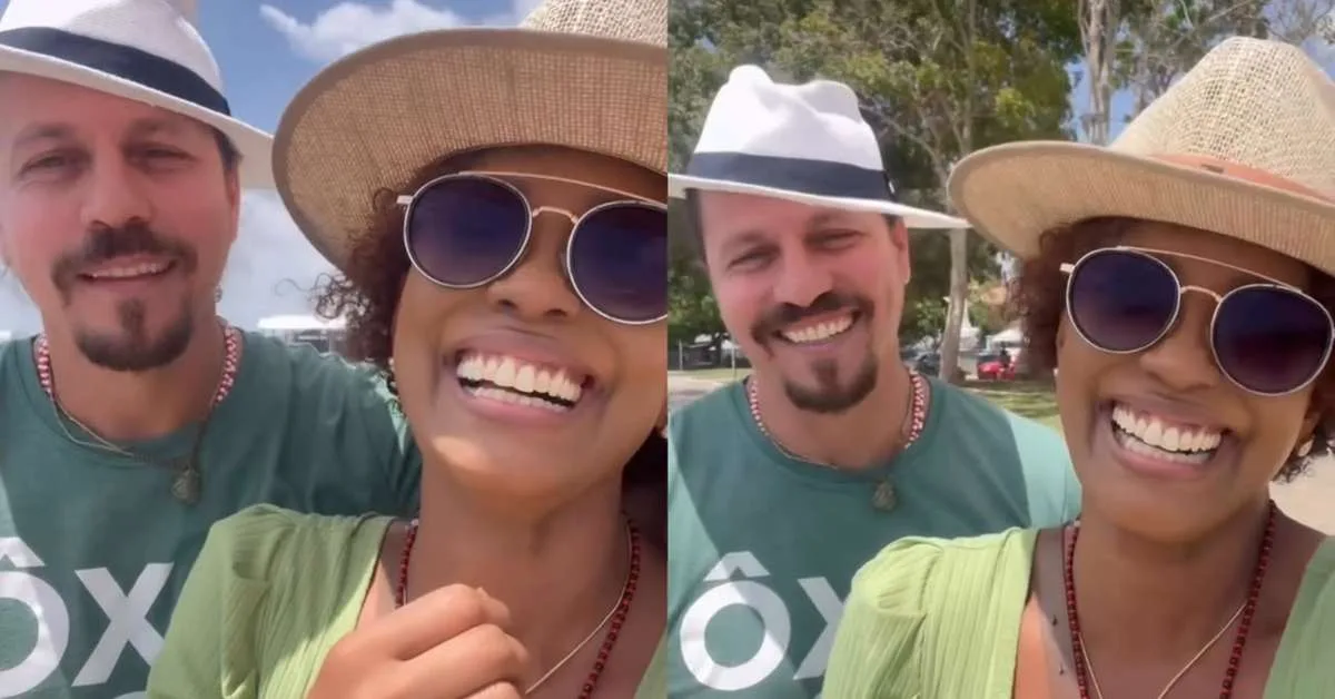 Isabel Fillardis e Well Aguiar visitam o Ver-o-Peso antes de peça em Belém