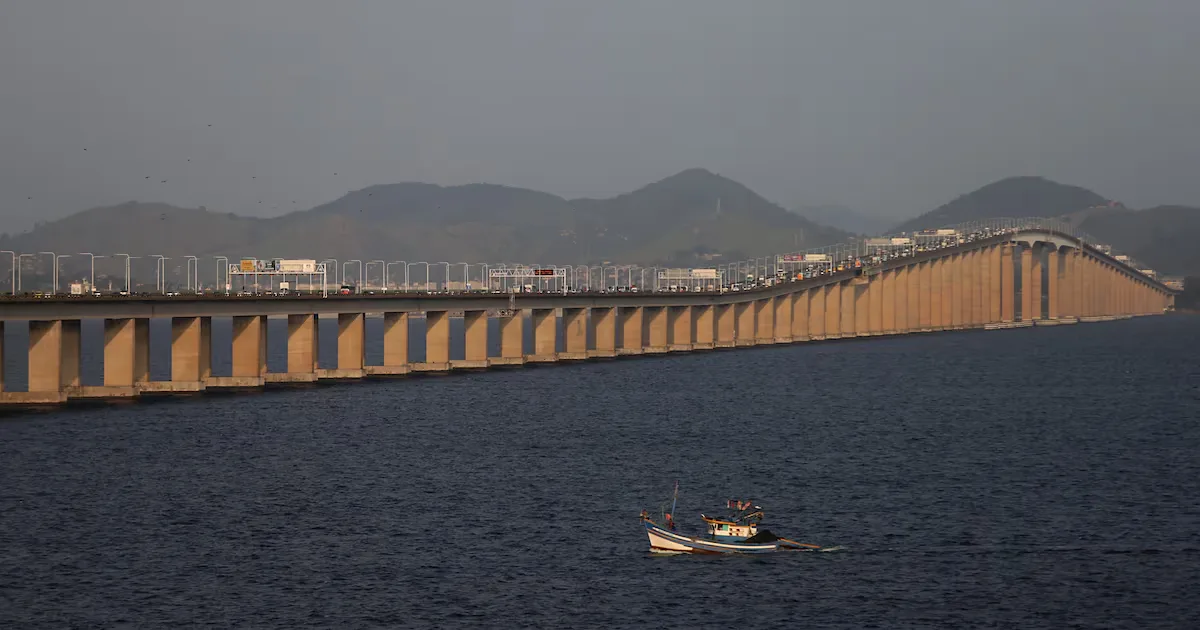 Ponte Rio-Niterói terá câmeras para calcular média de velocidade em trecho de nove quilômetros
