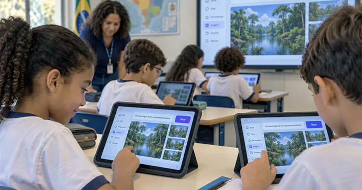 IA na escola exige mediação para preservar o raciocínio dos alunos