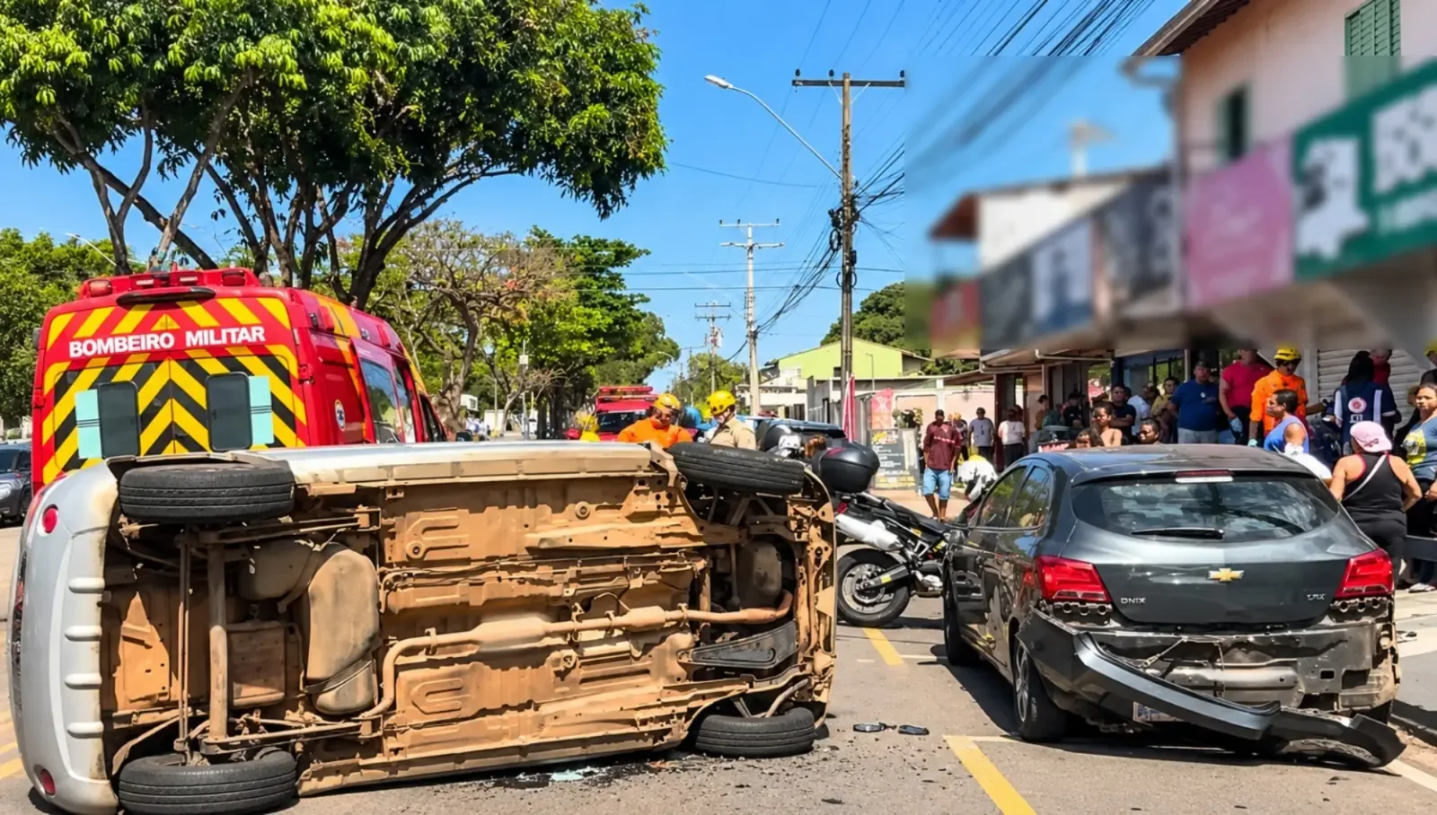 Acidente em Goiânia deixa bebê de 1 ano e 11 meses em estado grave