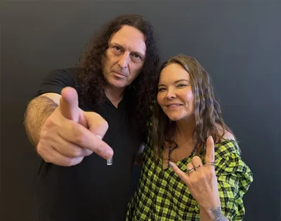 Fabio Lione e Anette Olzon sinalizam possível parceria no metal