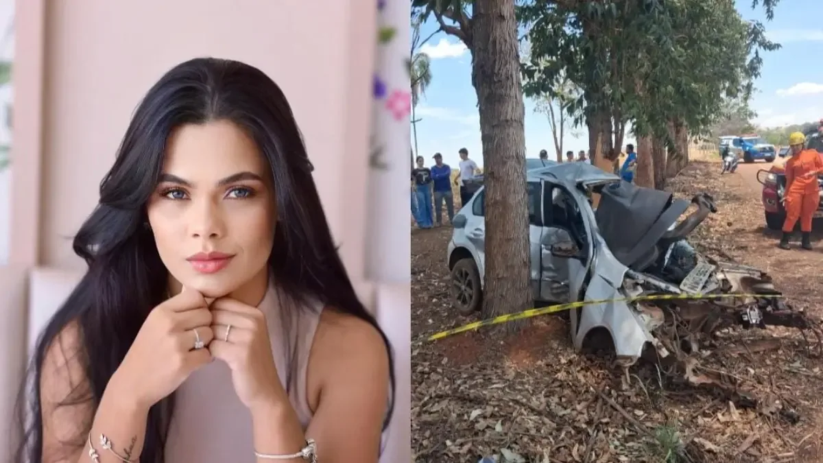 Bombeiros retiram ex-rainha das ferragens após acidente na GO-426