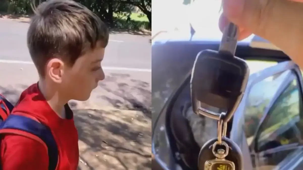 Reação dos filhos marca anúncio de novo carro feito por Wallace Henryke