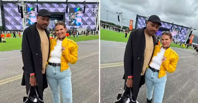 Thais Carla assume namoro com Fabrício Camargo durante o Rock in Rio 2026