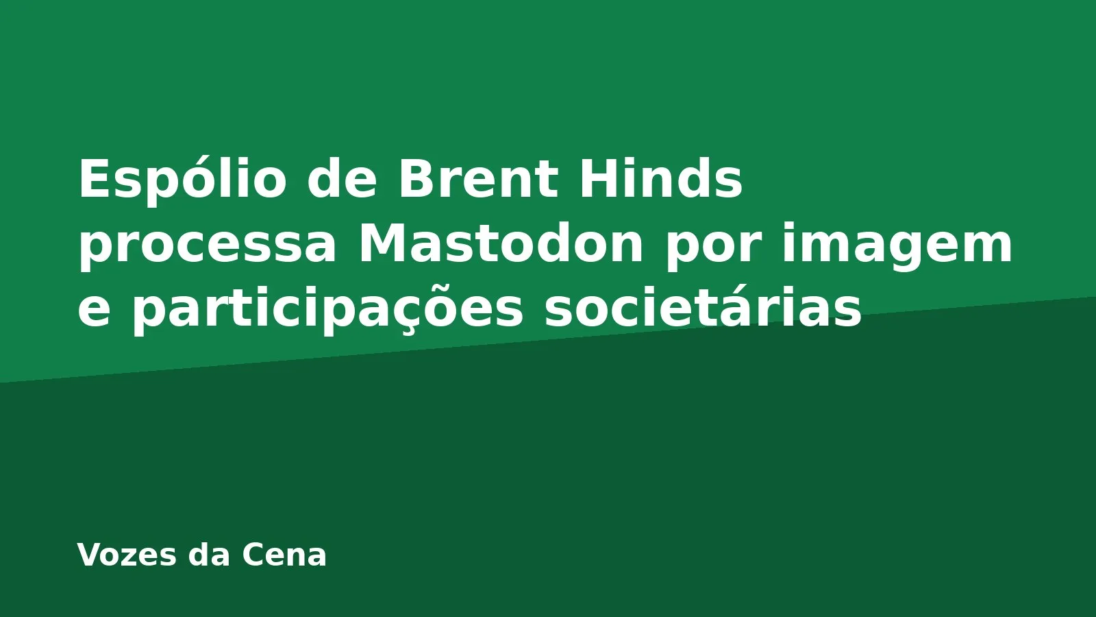 Espólio de Brent Hinds processa Mastodon por imagem e participações societárias