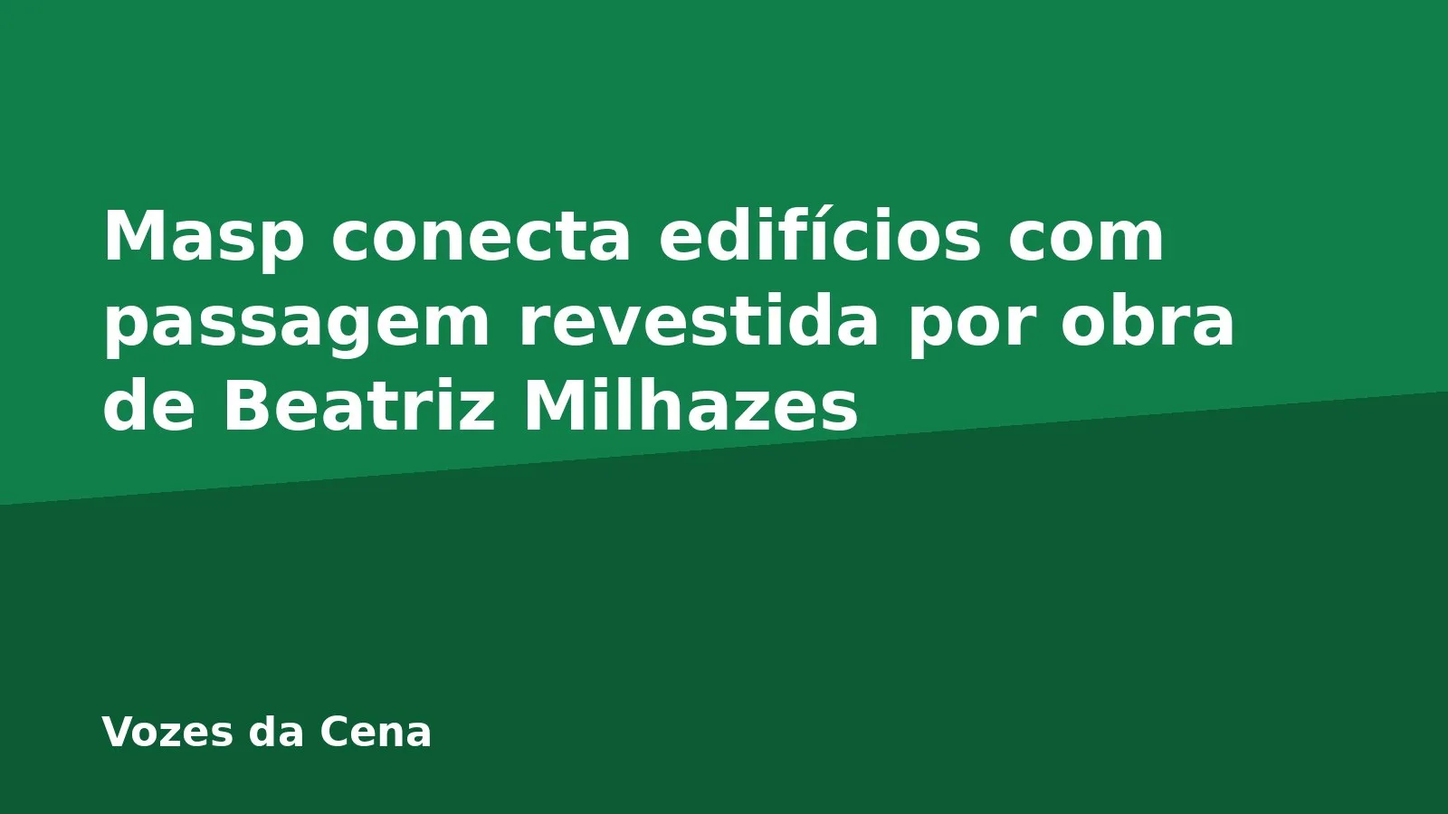 Masp conecta edifícios com passagem revestida por obra de Beatriz Milhazes