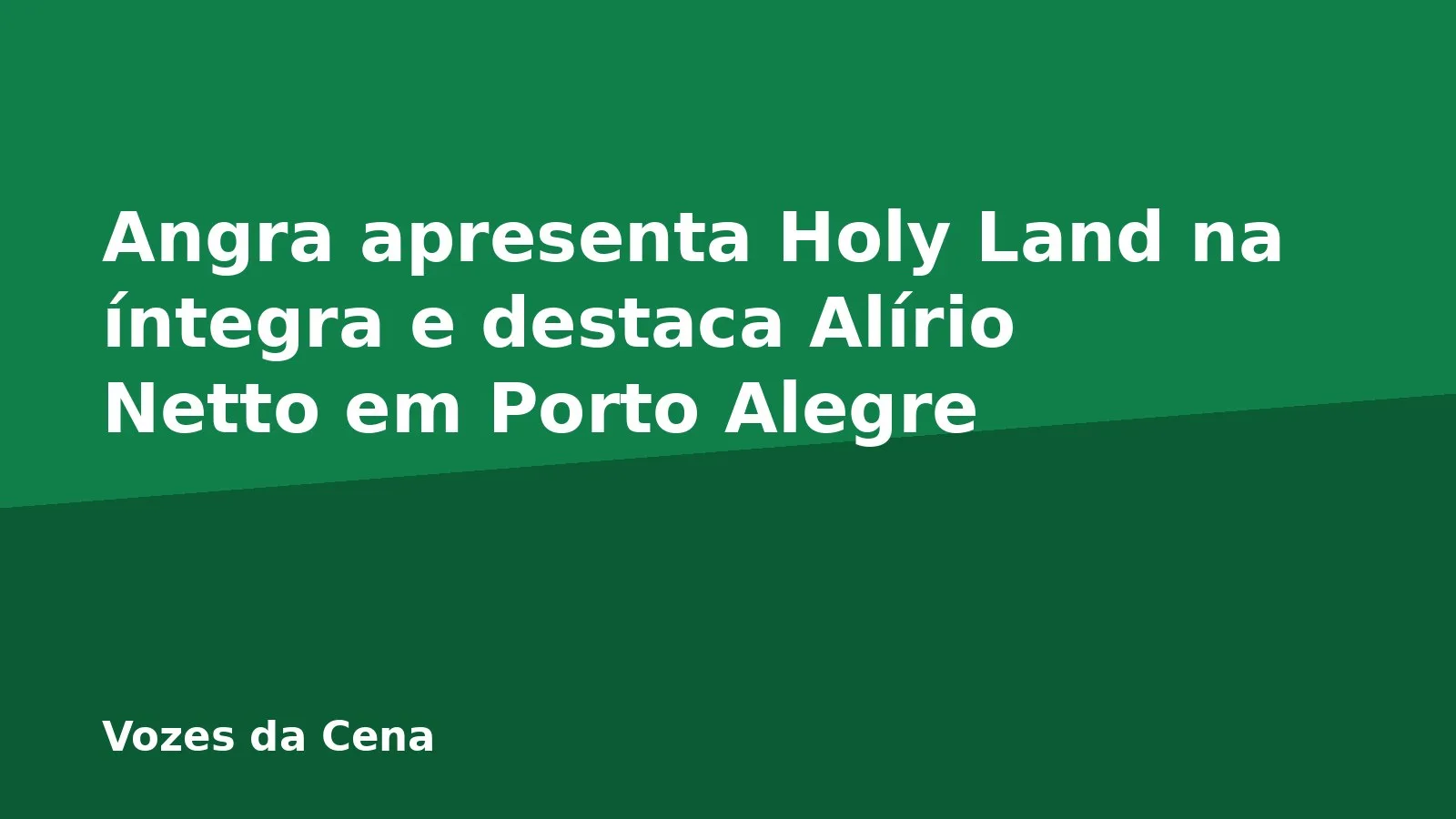 Angra apresenta Holy Land na íntegra e destaca Alírio Netto em Porto Alegre