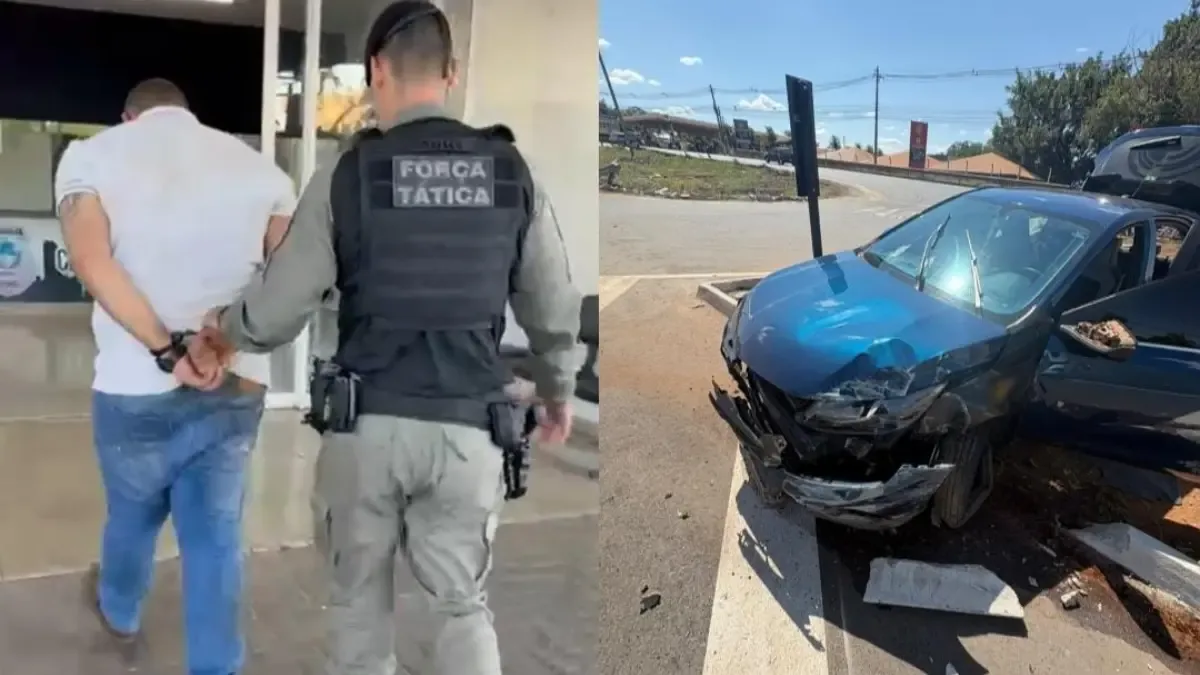 Cocaína é apreendida após fuga de motorista em Goiânia