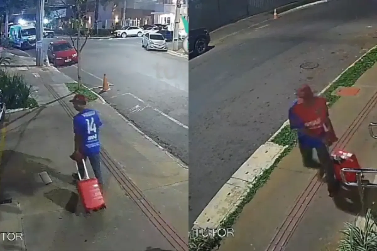Mala é furtada durante descarga de bagagens no Setor Oeste, em Goiânia