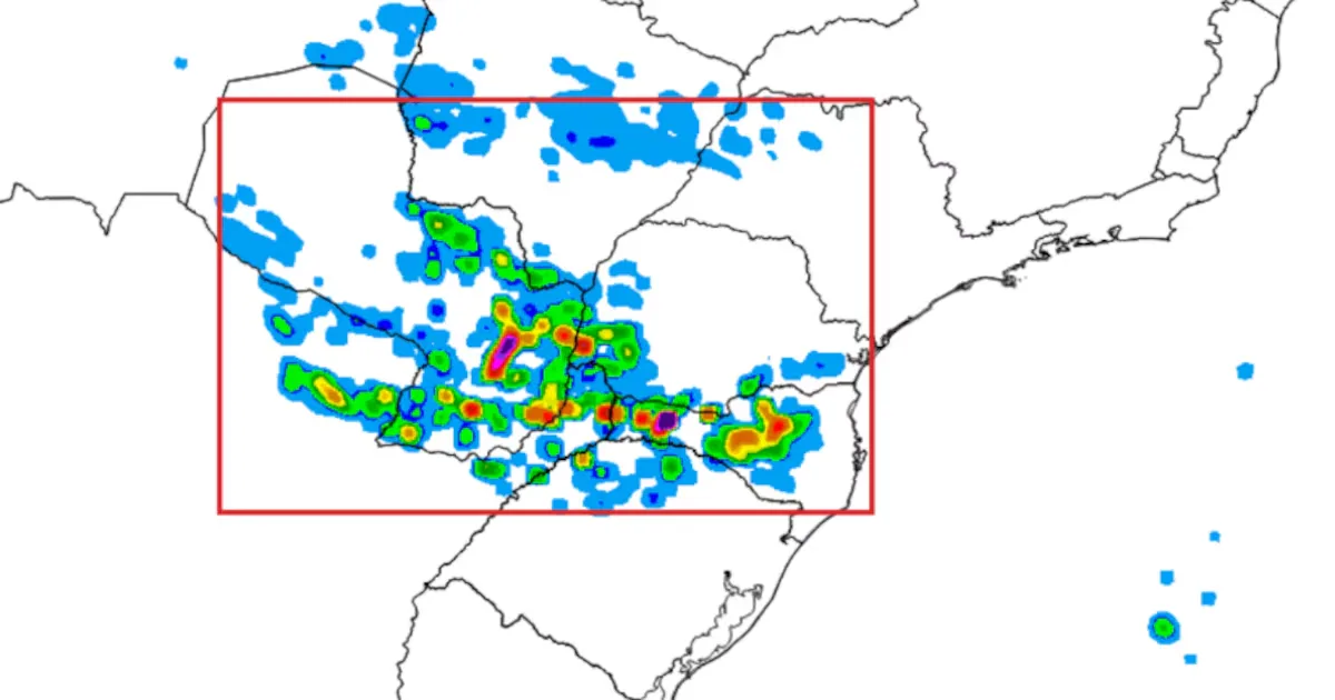 Inmet prevê risco de tornados e tempestades em quatro estados nesta quinta