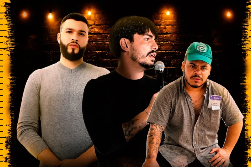 Trio goiano leva o stand-up “Altos e Baixo” ao Teatro PUC