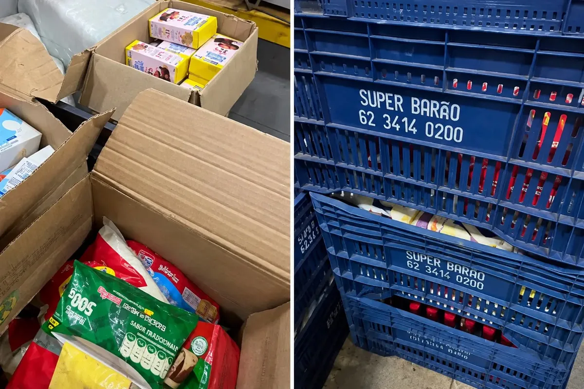 Produtos furtados de supermercado fechado são encontrados em galpão em Posselândia